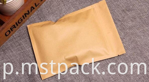 Zip lock flat bag